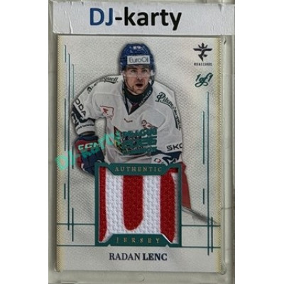 2025/26 Real Cards serie 1 Collectors Edition #AJ-20 Radan Lenc Authentic Jersey Turquoise CARD SHOW 2026 1of1
