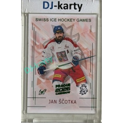 2025/26 Real Cards serie 1 Collectors Edition #SHG-22 Jan Ščotka Swiss ice hockey games 2025/26 Emerald CARD SHOW 2026 1of1