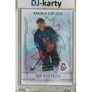 2025/26 Real Cards serie 1 Collectors Edition #KC-12 Jan Košťálek Karjala cup 2025/26 Emerald CARD SHOW 2026 1of1