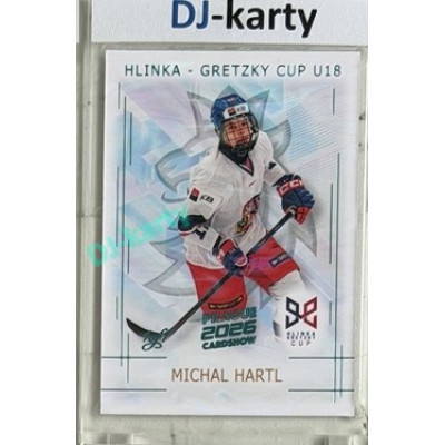 2025/26 Real Cards serie 1 Collectors Edition #HG-04 Michal Hartl Hlinka-Gretzky cup U18 Canvas Blue CARD SHOW 2026 1of1