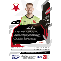 2026/27 Sportzoo Chance Liga 1. série #001 JAKUB MARKOVIČ