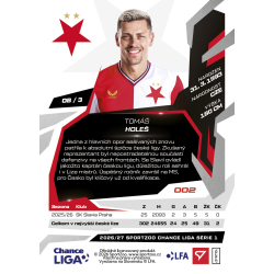 2026/27 Sportzoo Chance Liga 1. série #002 TOMÁŠ HOLEŠ