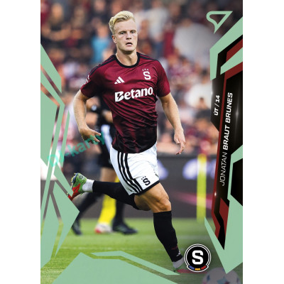 2026/27 Sportzoo Chance Liga 1. série #024 JONATAN BRAUT BRUNES Shimmer Green