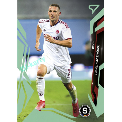 2026/27 Sportzoo Chance Liga 1. série #014 PAVEL KADEŘÁBEK Shimmer Green