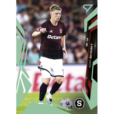 2026/27 Sportzoo Chance Liga 1. série #016 ADAM ŠEVÍNSKÝ Shimmer Green