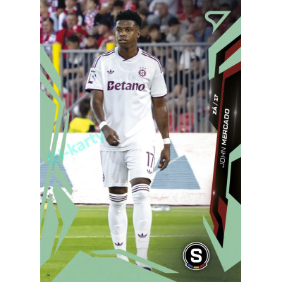 2026/27 Sportzoo Chance Liga 1. série #021 JOHN MERCADO Shimmer Green