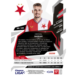 2026/27 Sportzoo Chance Liga 1. série #009 MICHAL SADÍLEK