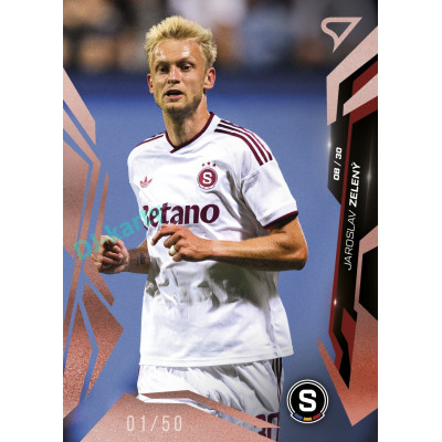 2026/27 Sportzoo Chance Liga 1. série #017 JAROSLAV ZELENÝ Radiance Copper xx/50