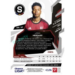 2026/27 Sportzoo Chance Liga 1. série #021 JOHN MERCADO