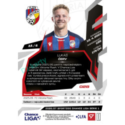 2026/27 Sportzoo Chance Liga 1. série #028 LUKÁŠ ČERV