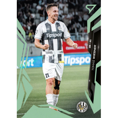 2026/27 Sportzoo Chance Liga 1. série #042 TOMÁŠ WIESNER Shimmer Green