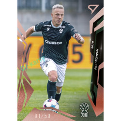 2026/27 Sportzoo Chance Liga 1. série #057 FILIP ZORVAN Radiance Copper xx/50