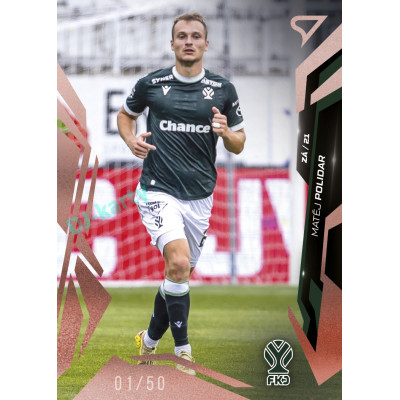 2026/27 Sportzoo Chance Liga 1. série #055 MATĚJ POLIDAR Radiance Copper xx/50