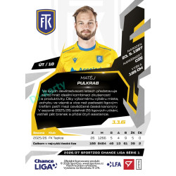 2026/27 Sportzoo Chance Liga 1. série #116 MATĚJ PULKRAB