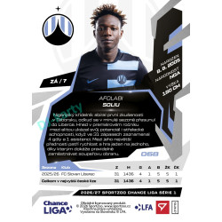2026/27 Sportzoo Chance Liga 1. série #068 AFOLABI SOLIU