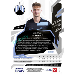 2026/27 Sportzoo Chance Liga 1. série #069 VOJTĚCH STRÁNSKÝ