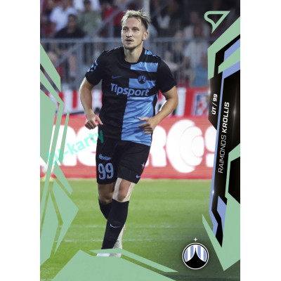 2026/27 Sportzoo Chance Liga 1. série #070 RAIMONDS KROLLIS Shimmer Green