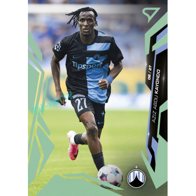 2026/27 Sportzoo Chance Liga 1. série #064 AZIZ ABDU KAYONDO Shimmer Green