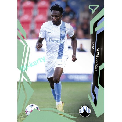 2026/27 Sportzoo Chance Liga 1. série #068 AFOLABI SOLIU Shimmer Green