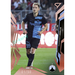 2026/27 Sportzoo Chance Liga 1. série #070 RAIMONDS KROLLIS Radiance Copper xx/50