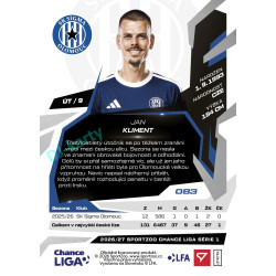 2026/27 Sportzoo Chance Liga 1. série #083 JAN KLIMENT