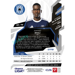 2026/27 Sportzoo Chance Liga 1. série #078 AHMAD GHALI