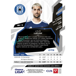 2026/27 Sportzoo Chance Liga 1. série #075 LOUIS LURVINK