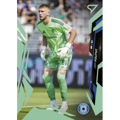 2026/27 Sportzoo Chance Liga 1. série #073 JAN KOUTNÝ Shimmer Green