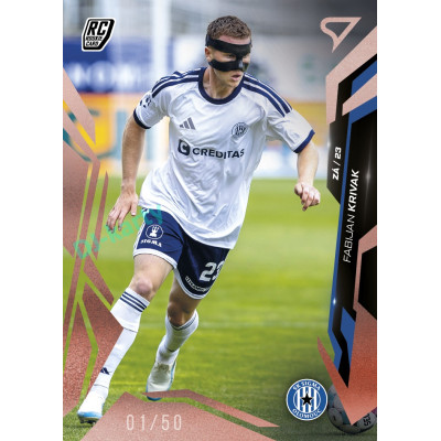 2026/27 Sportzoo Chance Liga 1. série #080 FABIJAN KRIVAK Radiance Copper xx/50