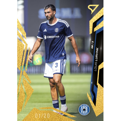 2026/27 Sportzoo Chance Liga 1. série #075 LOUIS LURVINK Astral Gold xx/20