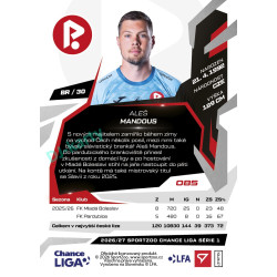 2026/27 Sportzoo Chance Liga 1. série #085 ALEŠ MANDOUS