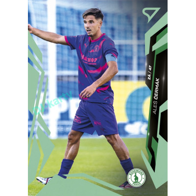 2026/27 Sportzoo Chance Liga 1. série #100 ALEŠ ČERMÁK Shimmer Green
