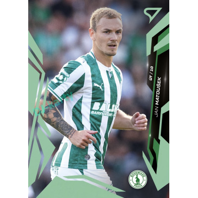 2026/27 Sportzoo Chance Liga 1. série #105 JAN MATOUŠEK Shimmer Green