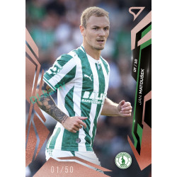 2026/27 Sportzoo Chance Liga 1. série #105 JAN MATOUŠEK Radiance Copper xx/50