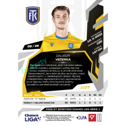 2026/27 Sportzoo Chance Liga 1. série #107 DALIBOR VEČERKA