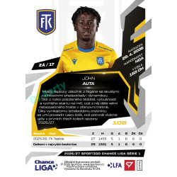 2026/27 Sportzoo Chance Liga 1. série #108 JOHN AUTA