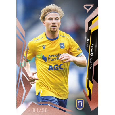 2026/27 Sportzoo Chance Liga 1. série #110 MARCEL ČERMÁK Radiance Copper xx/50