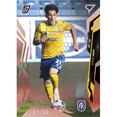 2026/27 Sportzoo Chance Liga 1. série #117 IDRIS HOPI Radiance Copper xx/50