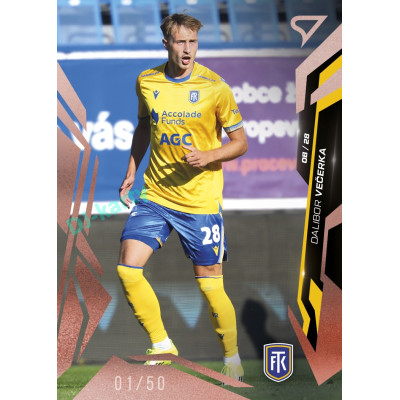 2026/27 Sportzoo Chance Liga 1. série #107 DALIBOR VEČERKA Radiance Copper xx/50