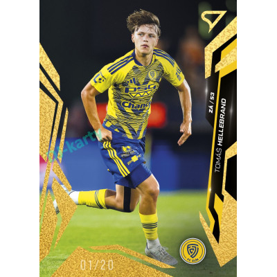 2026/27 Sportzoo Chance Liga 1. série #124 TOMÁŠ HELLEBRAND Astral Gold xx/20