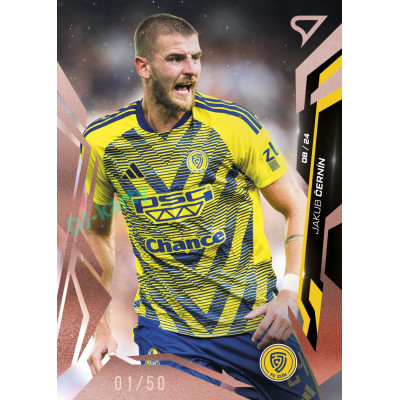 2026/27 Sportzoo Chance Liga 1. série #120 JAKUB ČERNÍN Radiance Copper xx/50