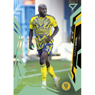 2026/27 Sportzoo Chance Liga 1. série #125 CLETUS NOMBIL Shimmer Green