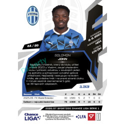 2026/27 Sportzoo Chance Liga 1. série #133 SOLOMON JOHN