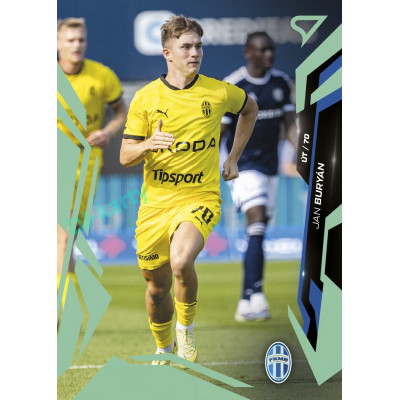 2026/27 Sportzoo Chance Liga 1. série #137 JAN BURYÁN Shimmer Green