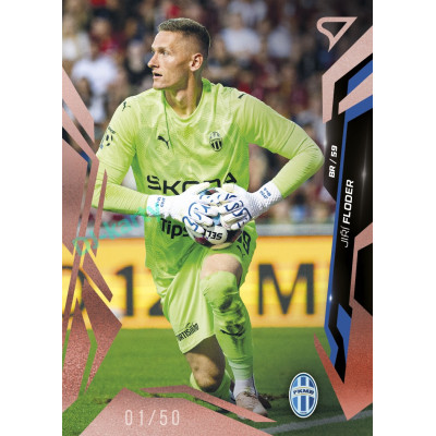 2026/27 Sportzoo Chance Liga 1. série #130 JIŘÍ FLODER Radiance Copper xx/50