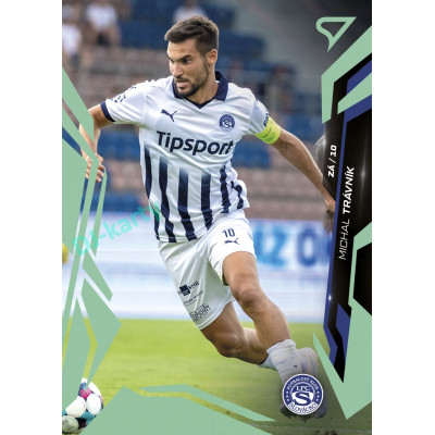 2026/27 Sportzoo Chance Liga 1. série #146 MICHAL TRÁVNÍK Shimmer Green