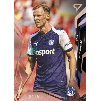 2026/27 Sportzoo Chance Liga 1. série #147 DAVID PUŠKÁČ Radiance Copper xx/50