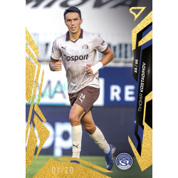 2026/27 Sportzoo Chance Liga 1. série #144 TIHOMIR KOSTADINOV Astral Gold xx/20