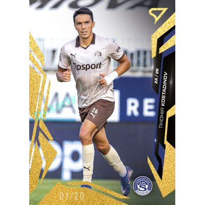 2026/27 Sportzoo Chance Liga 1. série #144 TIHOMIR KOSTADINOV Astral Gold xx/20