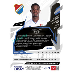 2026/27 Sportzoo Chance Liga 1. série #156 ABDALLAH GNING